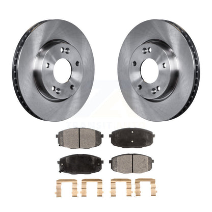 Kit de rotors de frein à disque avant et plaquettes semi-métalliques pour Kia Forte Koup Forte5