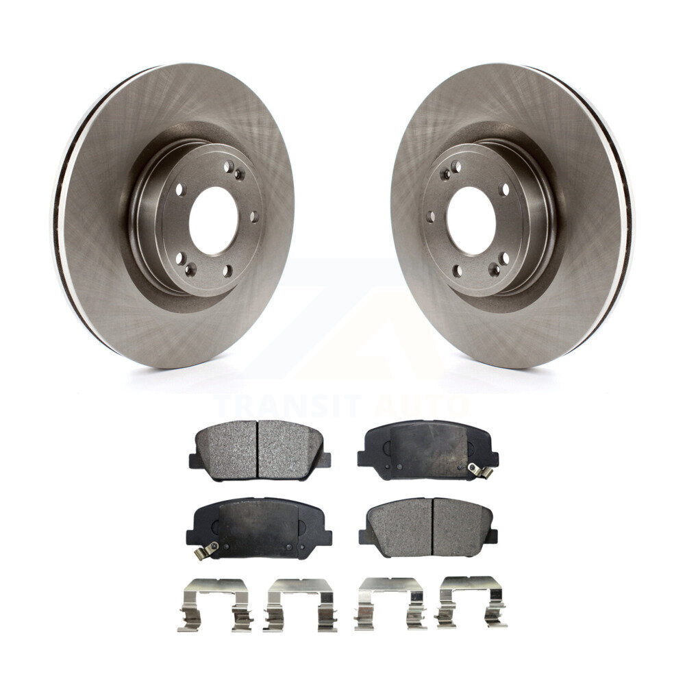 Kit de disques de frein à disque avant et plaquettes semi-métalliques pour Hyundai Genesis Coupé