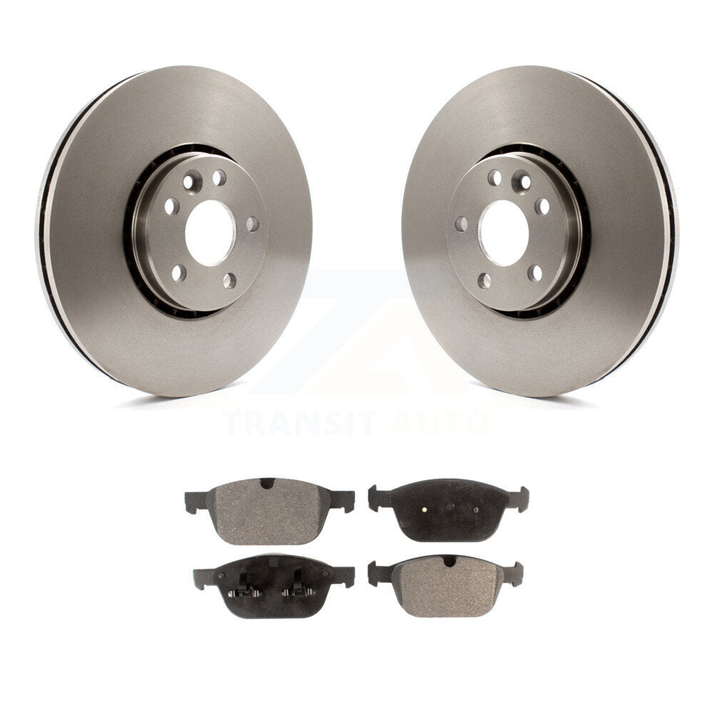 Kit de disques de frein à disque avant et plaquettes semi-métalliques pour Volvo XC60 2010-2015