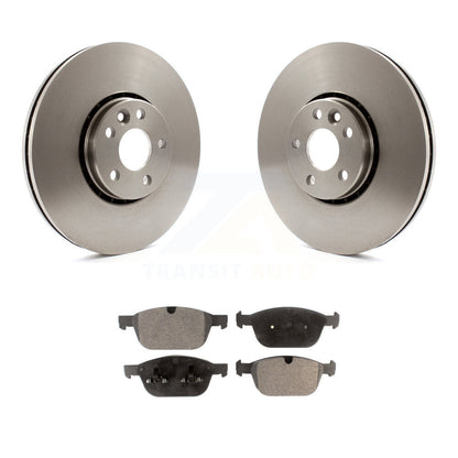 Kit de disques de frein à disque avant et plaquettes semi-métalliques pour Volvo XC60 2010-2015