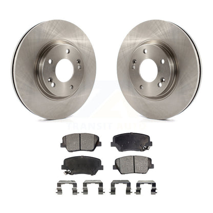Rotors de frein à disque avant et Kit de plaquettes semi-métalliques pour Hyundai Santa Fe Kia Sorent