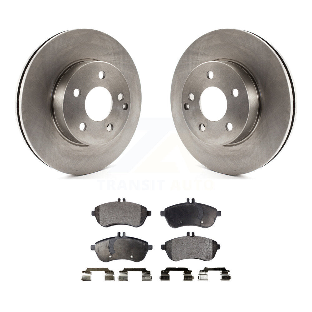Rotors de frein à disque avant et Kit de plaquettes semi-métalliques pour Mercedes-Benz C300 C250 C23