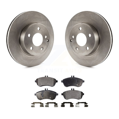 Rotors de frein à disque avant et Kit de plaquettes semi-métalliques pour Mercedes-Benz C300 C250 C23