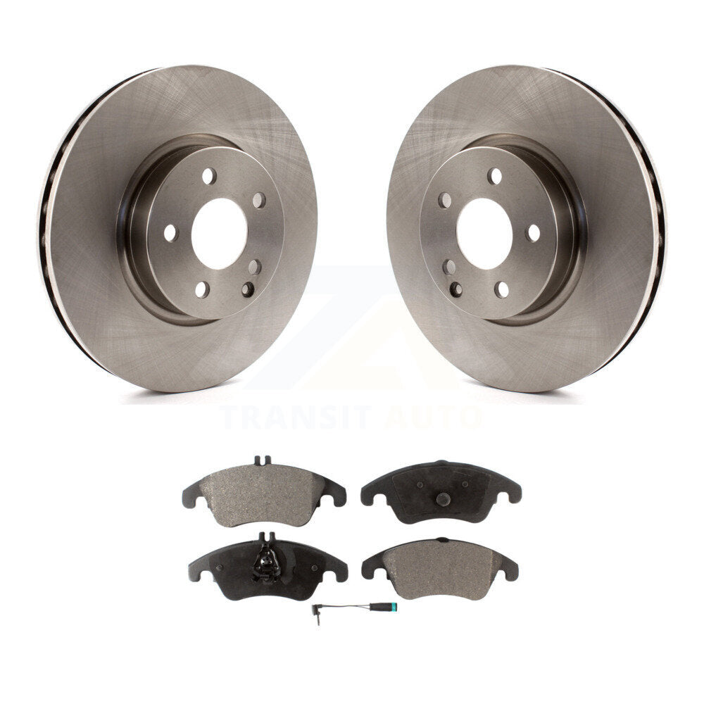 Rotors de frein avant et Kit de plaquettes semi-métalliques pour Mercedes-Benz C300 E350 C350 E40