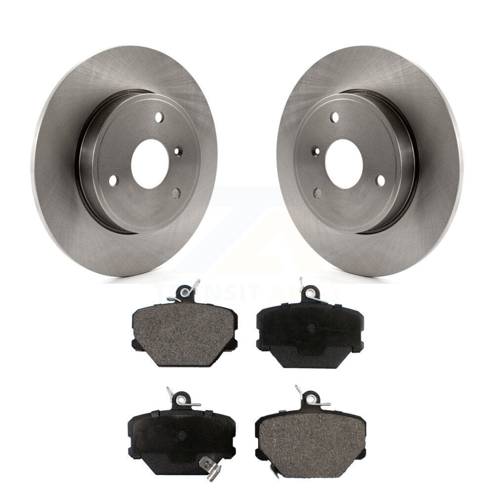 Kit de disques de frein à disque avant et plaquettes semi-métalliques pour Smart Fortwo K8F-100565