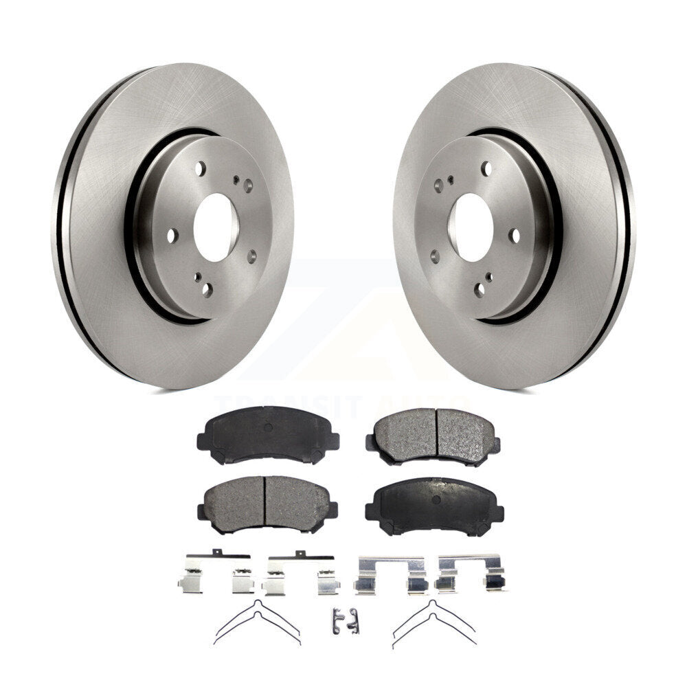 Kit de disques de frein à disque avant et plaquettes semi-métalliques pour Suzuki Kizashi 2010-2013