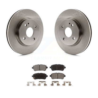 Kit de disques de frein à disque avant et plaquettes semi-métalliques pour Mazda 2 2011-2014