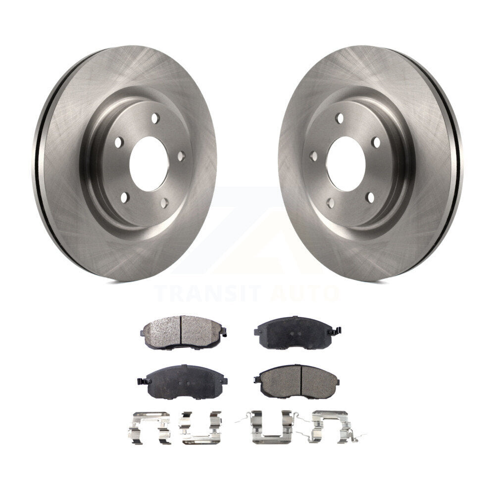 Kit de disques de frein à disque avant et plaquettes semi-métalliques pour Nissan Sentra Juke