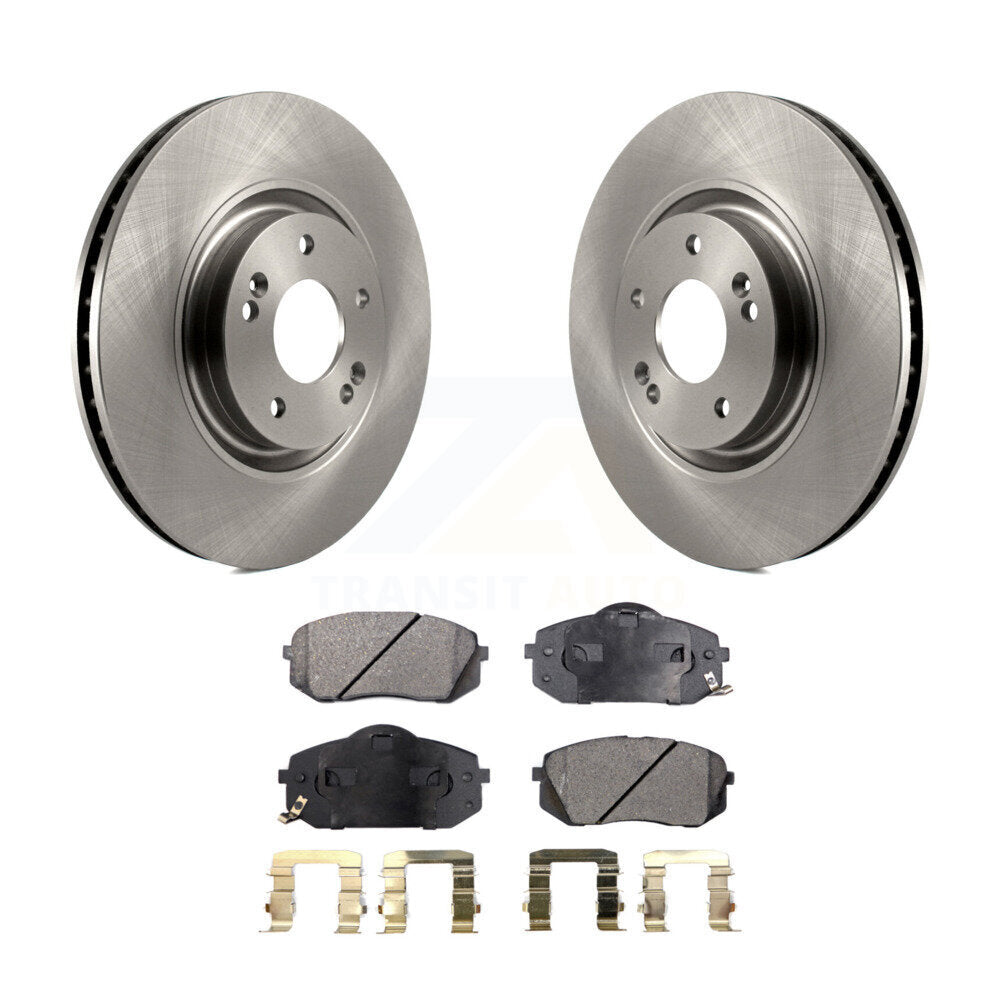 Rotors de frein avant et Kit de plaquettes semi-métalliques pour Hyundai Tucson Sonata Kia Cadenz