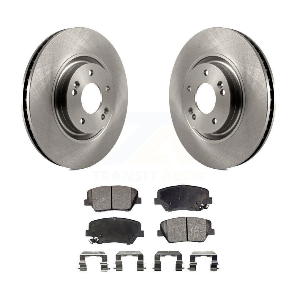 Kit de disques de frein à disque avant et plaquettes semi-métalliques pour Hyundai Azera 2012-2017