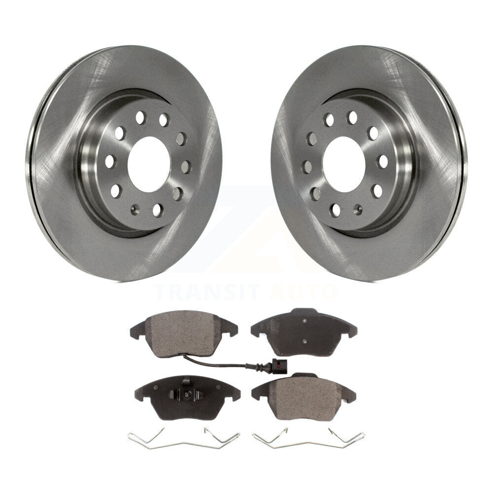 Kit de plaquettes de frein à disque avant, Rotors semi-métalliques, pour Volkswagen GTI Audi A3 Quattr