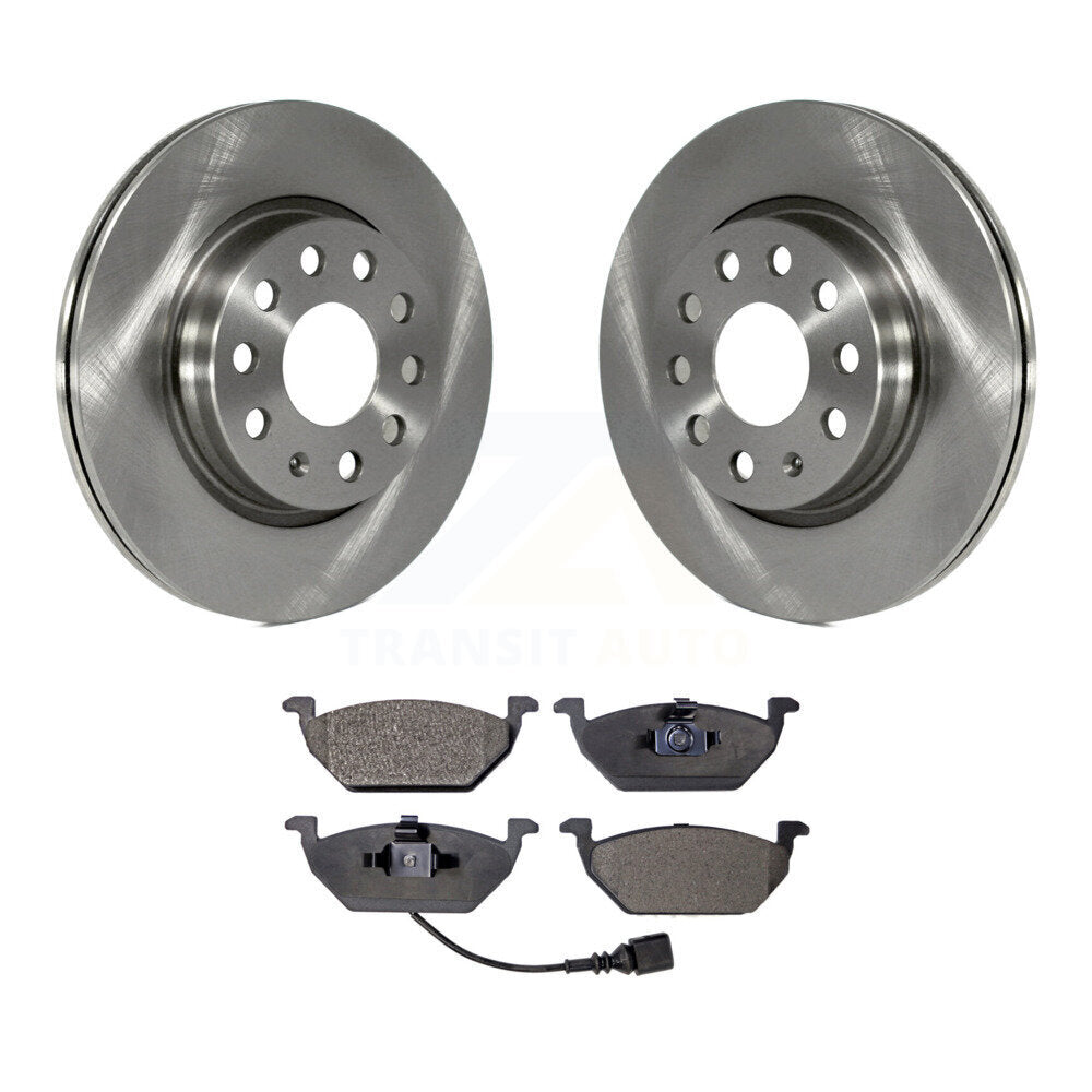 Kit de disques de frein à disque avant et plaquettes semi-métalliques pour Volkswagen Jetta