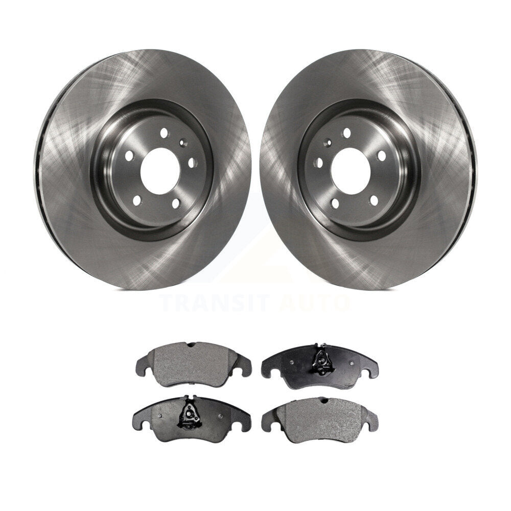 Kit disques de frein à disque avant et plaquettes semi-métalliques pour Audi A6 K8F-100585
