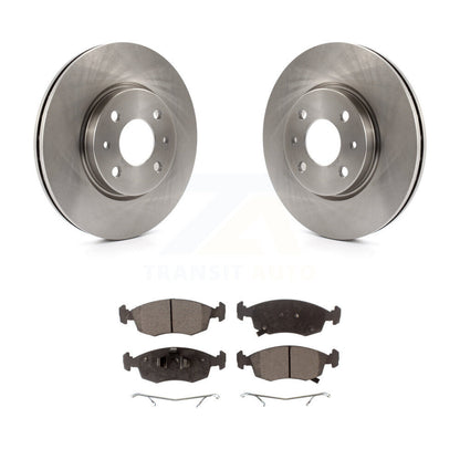 Kit disques de frein à disque avant et plaquettes semi-métalliques pour Fiat 500 K8F-100589