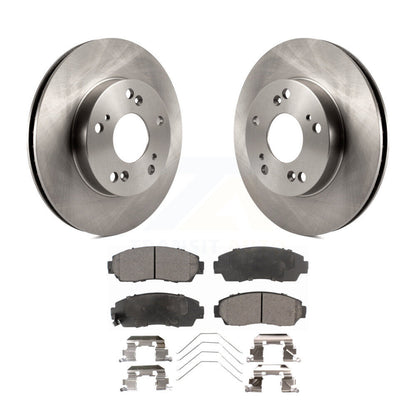 Kit de disques de frein à disque avant et plaquettes semi-métalliques pour Honda Civic K8F-100590
