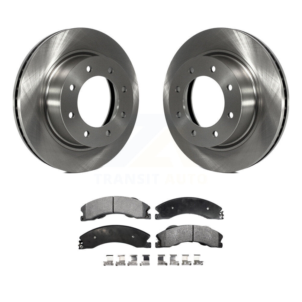 Rotor de frein à disque avant et Kit de plaquettes semi-métalliques pour Nissan NV2500 NV3500 NV150