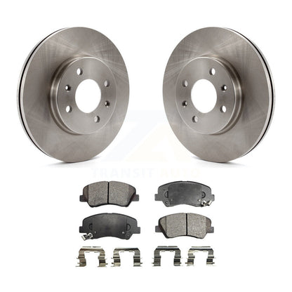 Kit de rotors de frein à disque avant et plaquettes semi-métalliques pour Hyundai Accent Kia Rio