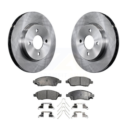 Kit de rotors de frein à disque avant et plaquettes semi-métalliques pour Nissan Micra Versa Note