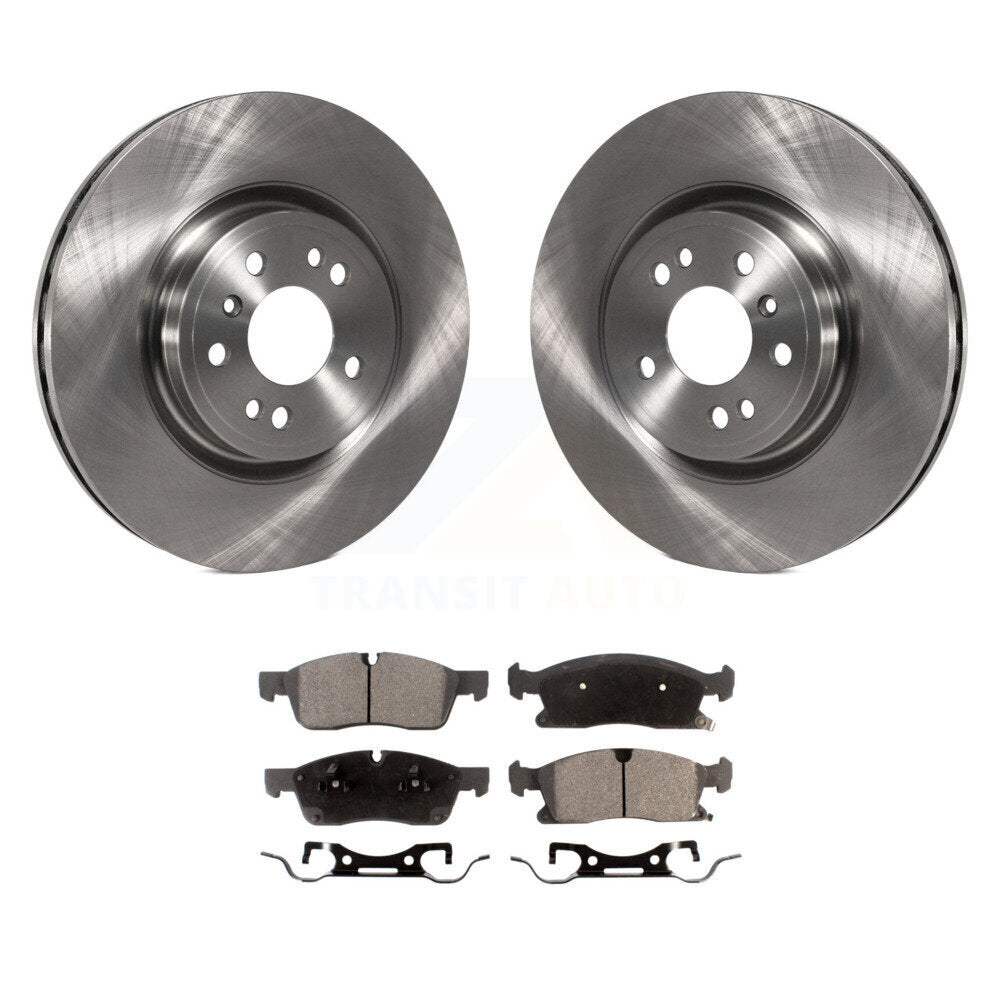 Kit de rotor de frein avant et de plaquettes semi-métalliques pour Mercedes-Benz ML350 GLE350 ML25