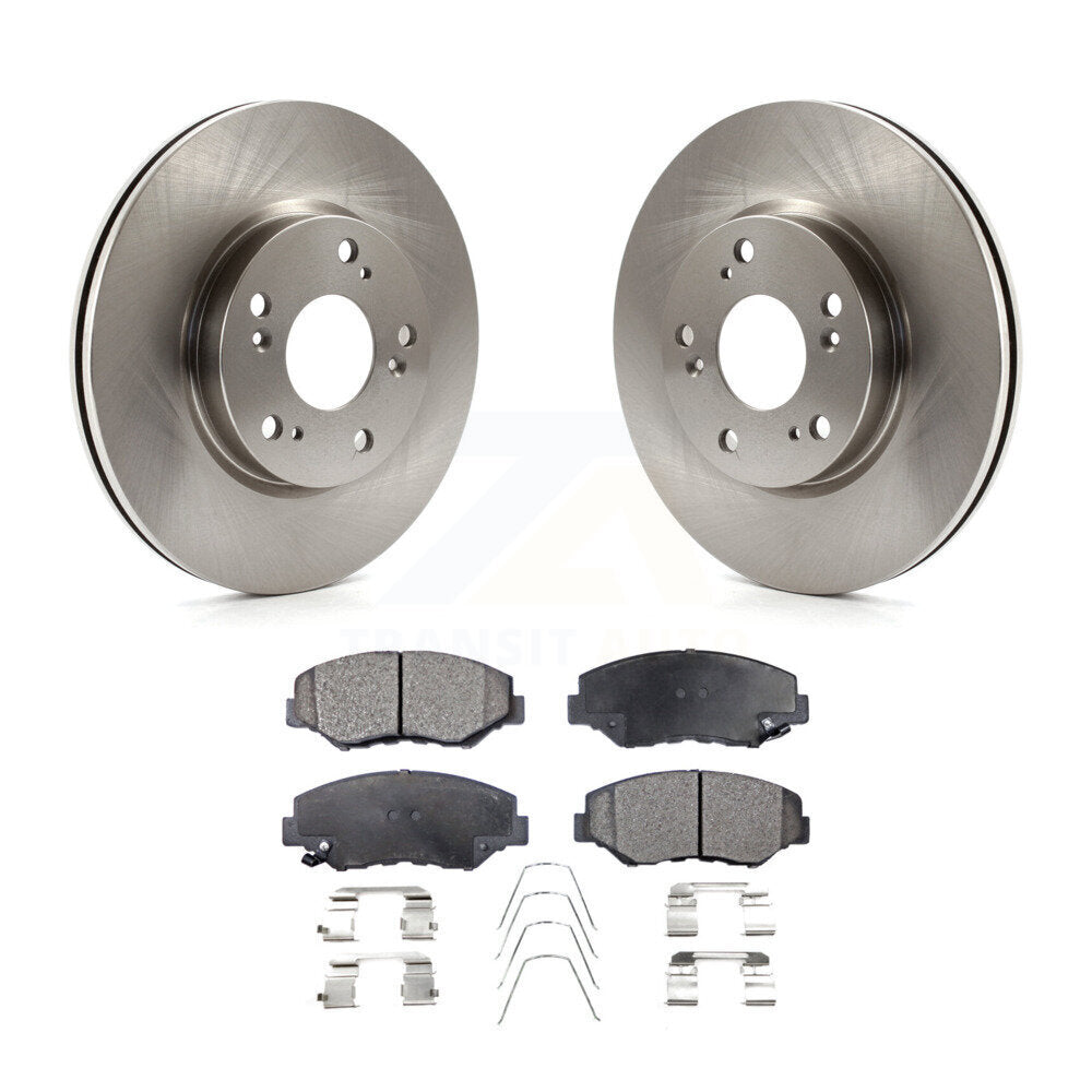 Kit de disques de frein à disque avant et plaquettes semi-métalliques pour Acura ILX 2.0L 2013
