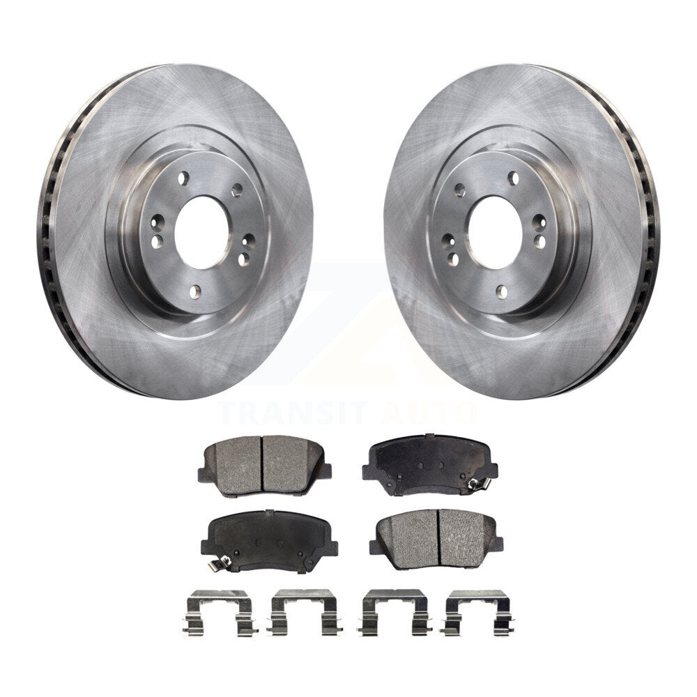 Kit de rotor de frein avant et de plaquettes semi-métalliques pour Hyundai Santa Fe Sport Kia Sorent