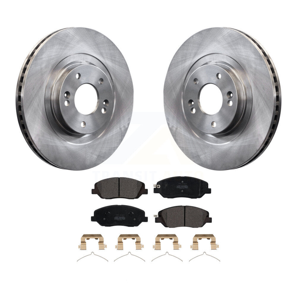 Kit de disques de frein à disque avant et plaquettes semi-métalliques pour Hyundai Santa Fe XL