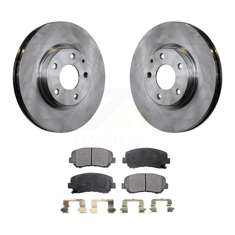 Kit de disques de frein à disque avant et plaquettes semi-métalliques pour Mazda CX-5 2013-2015