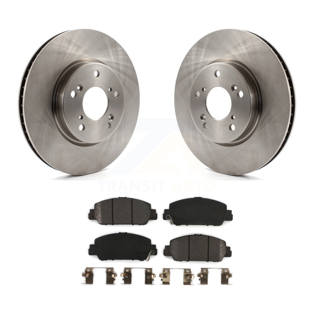 Kit de disques de frein à disque avant et plaquettes semi-métalliques pour Honda Accord K8F-100611