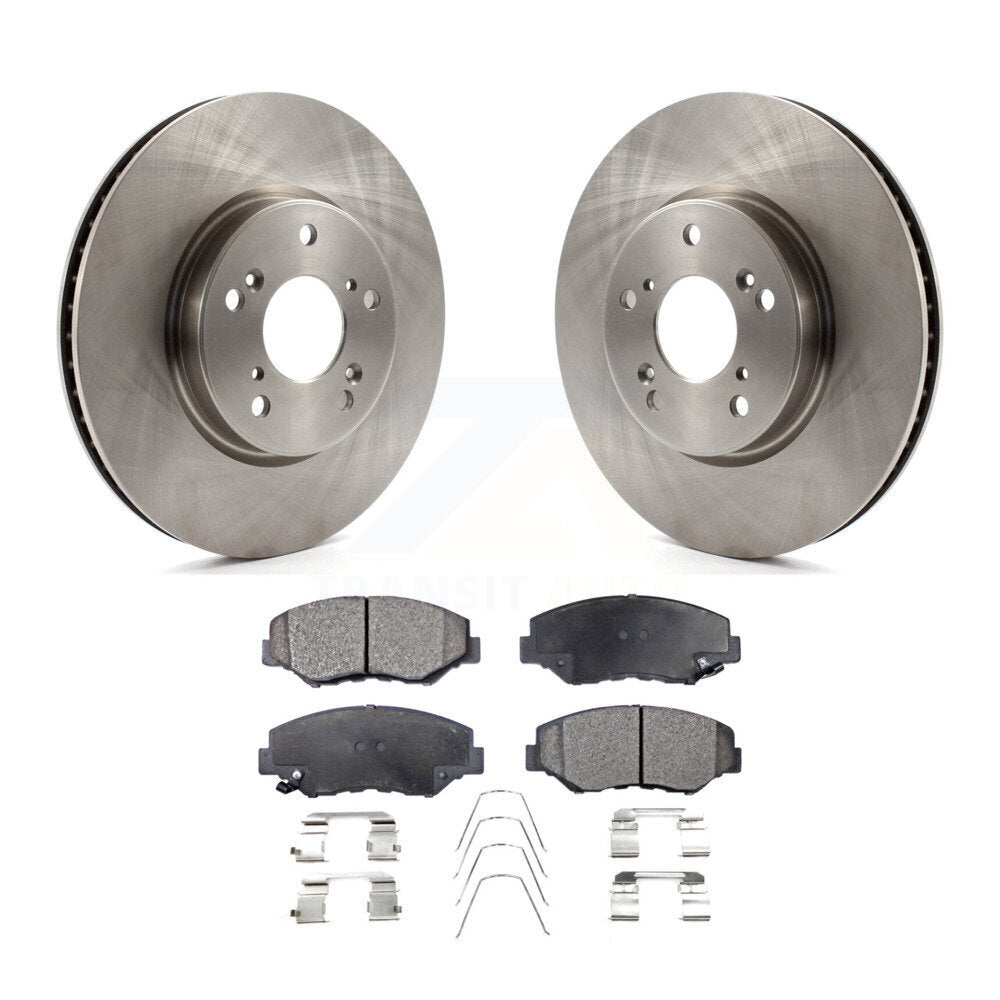 Kit de disques de frein à disque avant et plaquettes semi-métalliques pour Honda Civic K8F-100612