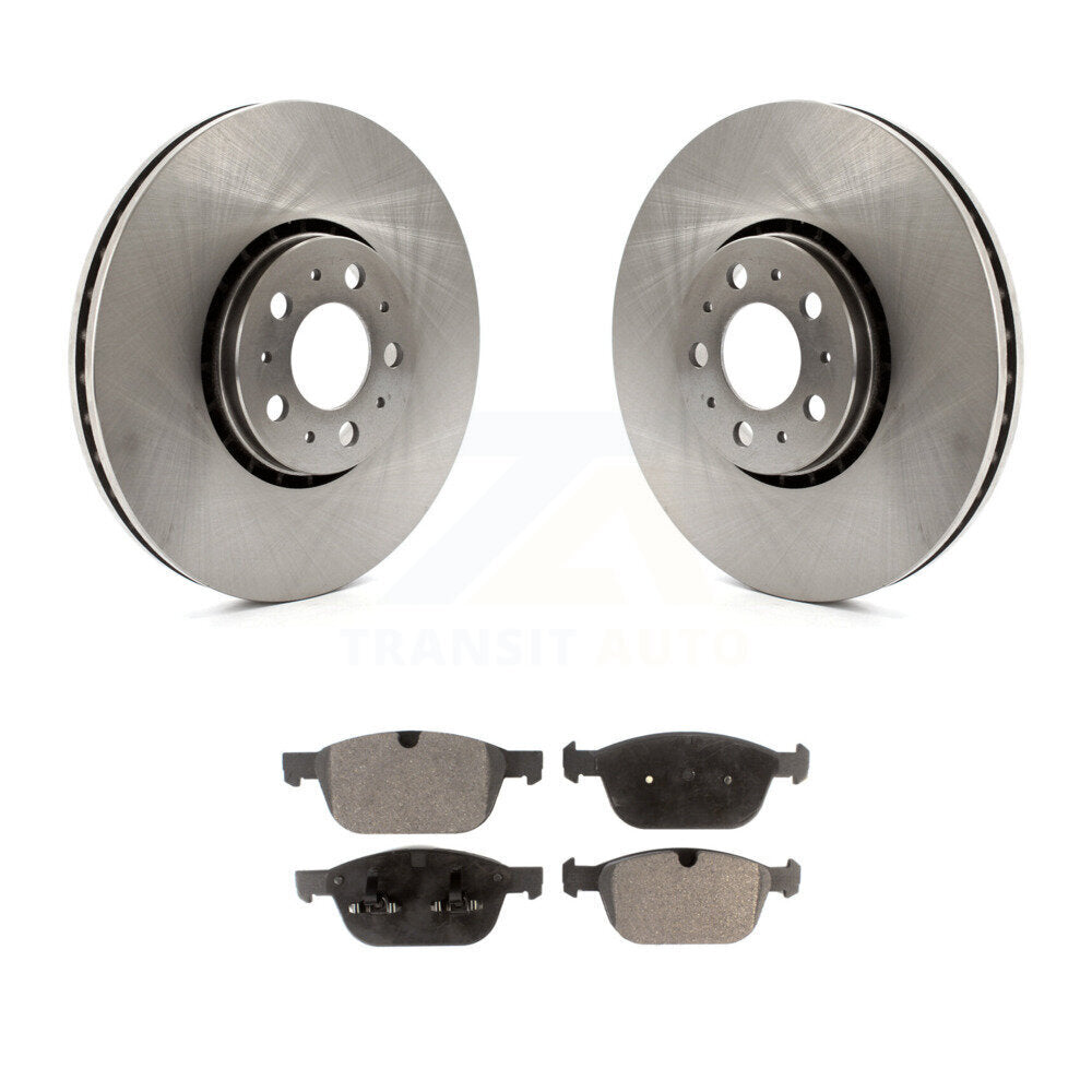 Kit de disques de frein à disque avant et plaquettes semi-métalliques pour Volvo XC90 K8F-100614