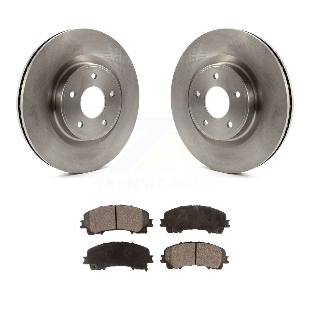 Kit de rotors de frein à disque avant et plaquettes semi-métalliques pour INFINITI Q50 QX50 Q60
