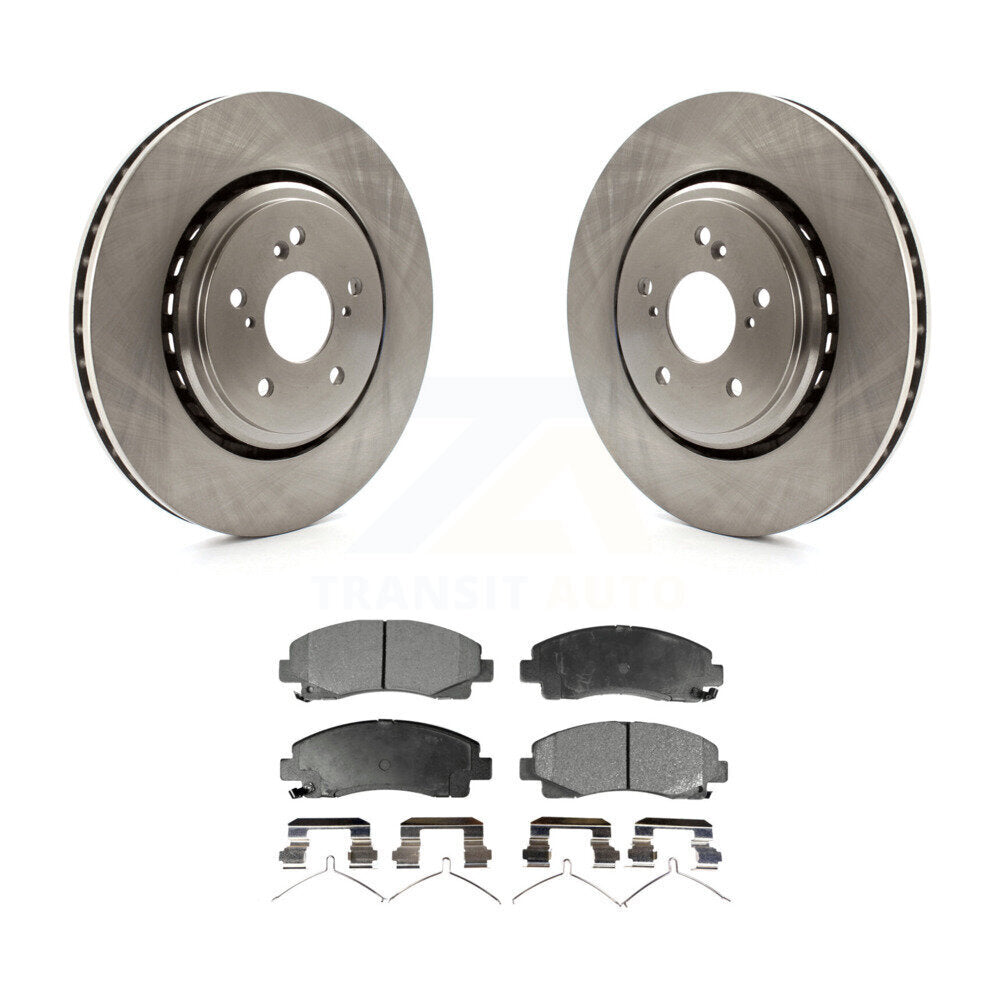 Kit de rotors de frein à disque avant et de plaquettes semi-métalliques pour Acura TLX 2015-2020
