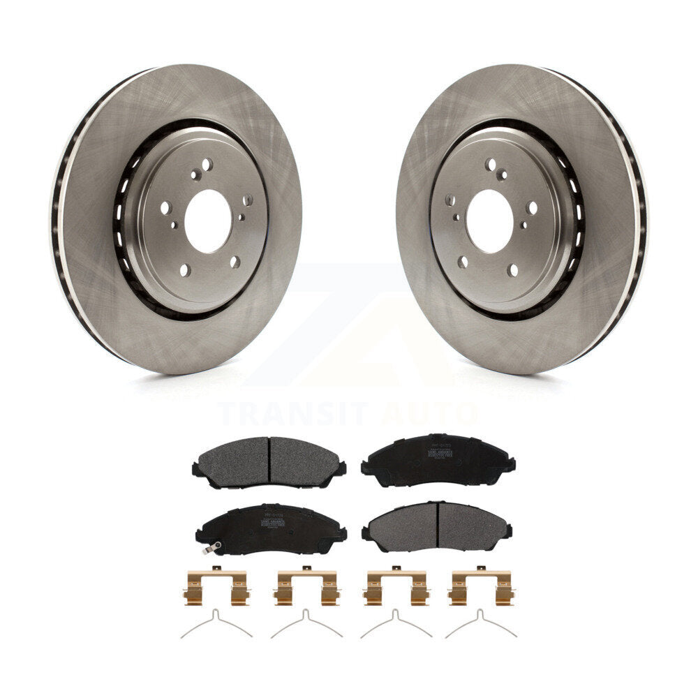 Kit de disques de frein à disque avant et plaquettes semi-métalliques pour Acura MDX 2014-2016