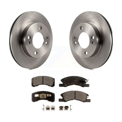 Kit de rotor de frein à disque avant et de plaquettes semi-métalliques pour Mitsubishi Mirag 2014-2015