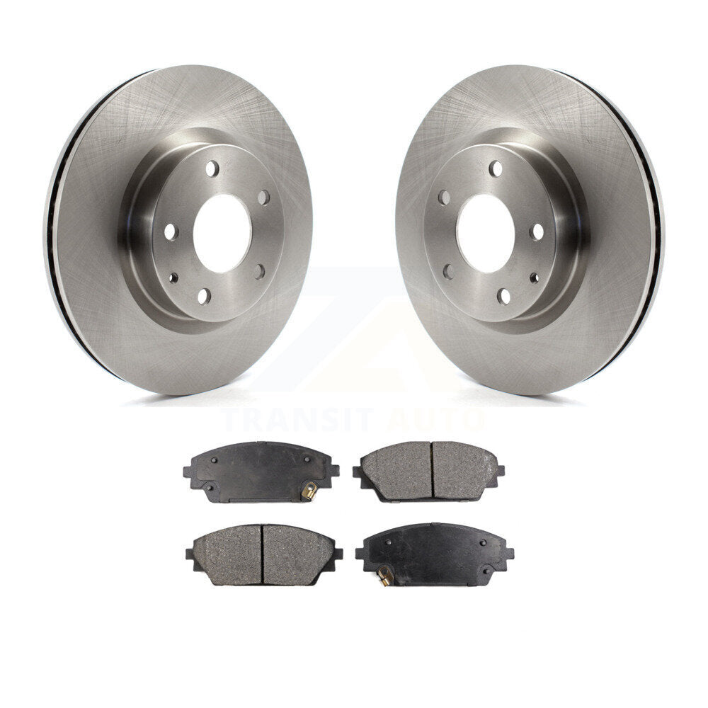Kit de disques de frein à disque avant et plaquettes semi-métalliques pour Mazda 3 CX-3 Sport