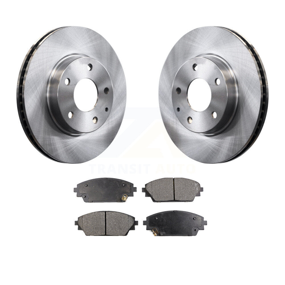 Kit de disques de frein à disque avant et plaquettes semi-métalliques pour Mazda 3 CX-3 Sport