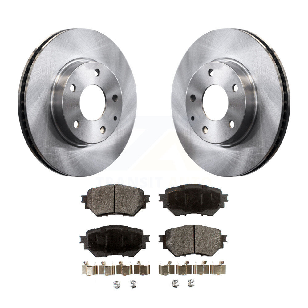 Kit de disques de frein à disque avant et plaquettes semi-métalliques pour Mazda 3 Sport 2014-2018