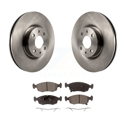Kit disques de frein à disque avant et plaquettes semi-métalliques pour Fiat 500 K8F-100629