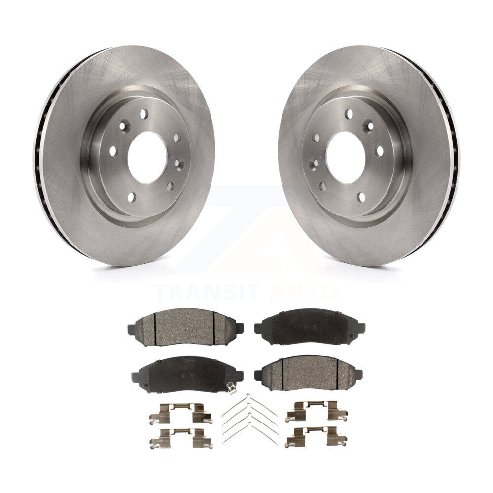 Kit de disques de frein à disque avant et plaquettes semi-métalliques pour Nissan LEAF K8F-100630