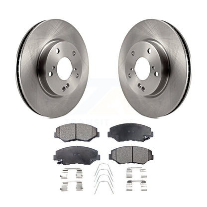 Kit de disques de frein à disque avant et plaquettes semi-métalliques pour Honda Civic K8F-100643