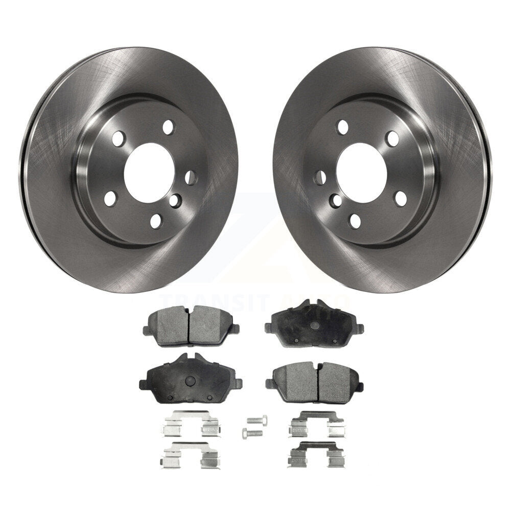 Kit de disques de frein à disque avant et plaquettes semi-métalliques pour Mini Cooper K8F-100644