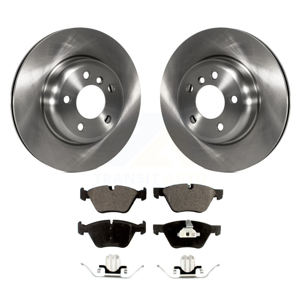 Kit de disques de frein à disque avant et plaquettes semi-métalliques pour BMW 528i xDrive