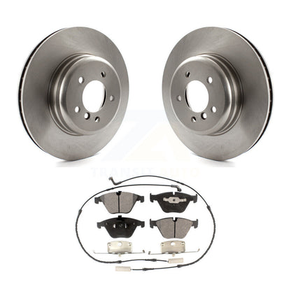 Rotor de frein à disque avant et Kit de plaquettes semi-métalliques pour BMW 650i 645Ci 550i 545i 535
