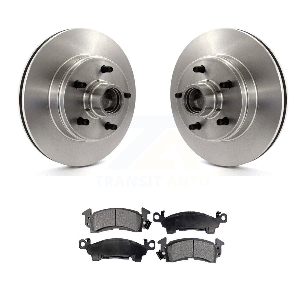 Kit de plaquettes semi-métalliques de moyeu de rotors de frein à disque avant pour Chevrolet Astro GMC Safar