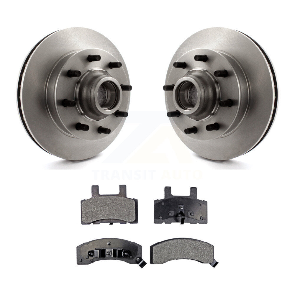 Kit de plaquettes semi-métalliques de moyeu de Rotor de frein avant, pour Chevrolet GMC C2500 Express 350