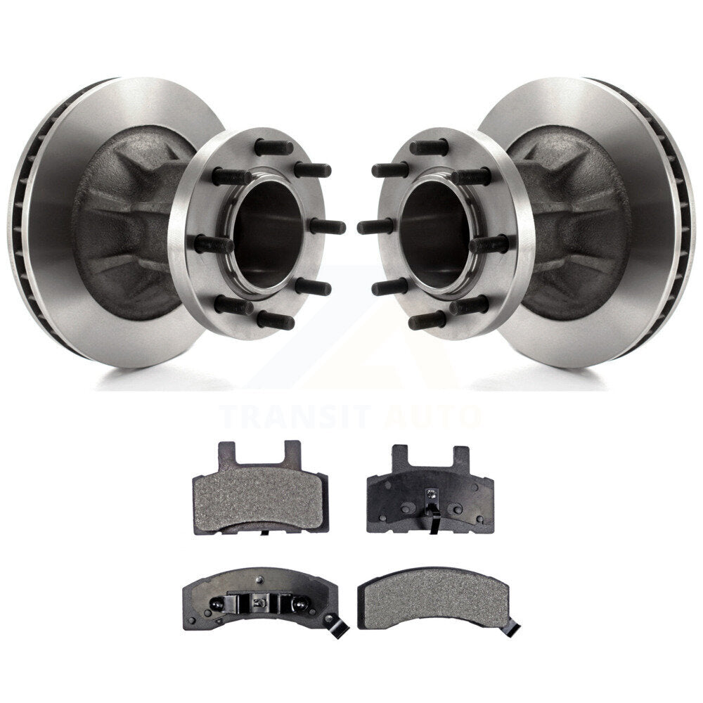 Kit de plaquettes semi-métalliques de Rotor de frein avant, pour Chevrolet Express 3500 GMC C3500 C3