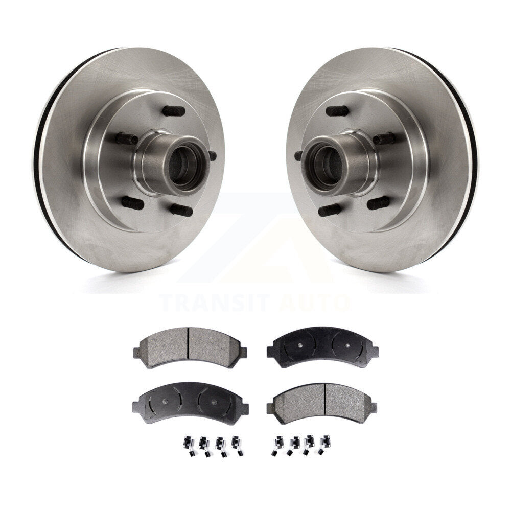 Kit de moyeu de Rotor de frein à disque avant et de plaquettes semi-métalliques pour Chevrolet Blazer RW 2000