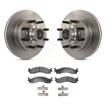Kit de plaquettes semi-métalliques de moyeu de Rotor de frein avant, pour Ford F-250 F-350 E-350 Econolin