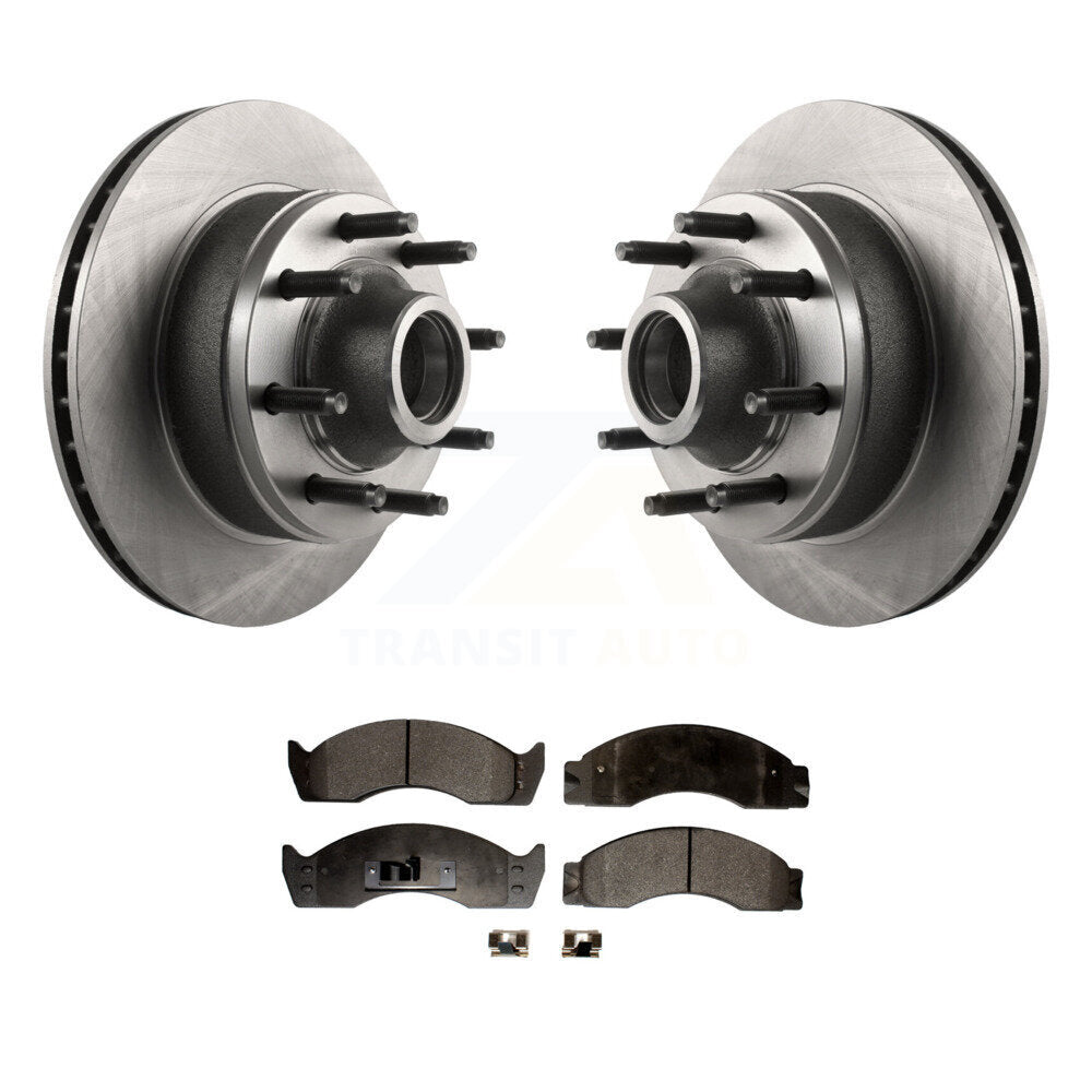 Kit de plaquettes semi-métalliques de Rotor de frein à disque avant, pour Ford E-450 Econoline Super Dut
