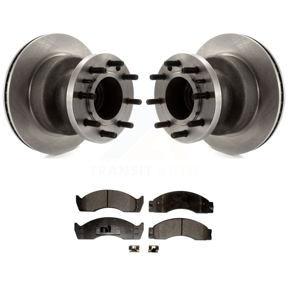 Kit de plaquettes semi-métalliques de Rotor de frein à disque avant, pour Ford E-450 Econoline Super Dut